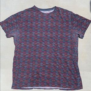 Kaleidoscope patterned T-shirt